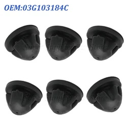 03G103184C For A3 8P1 2.0 1968 Ccm 6Pcs Car Engine Cover Grommet Rubber Trim Engine Top Cover Trim Rubber Mount Grommet