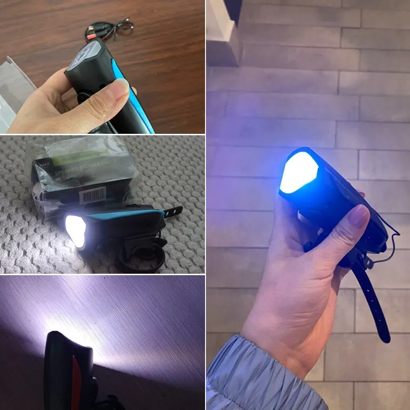 Waterproof USB Bike Light Horn - Image 6