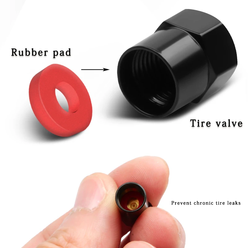 4Pcs Car Tire Valve Stems Cap Aluminum Wheel Stem Air Caps For Alfa Romeo Giulia Stelvio MiTo Giulietta Tonale ALFA 4C Disco 4