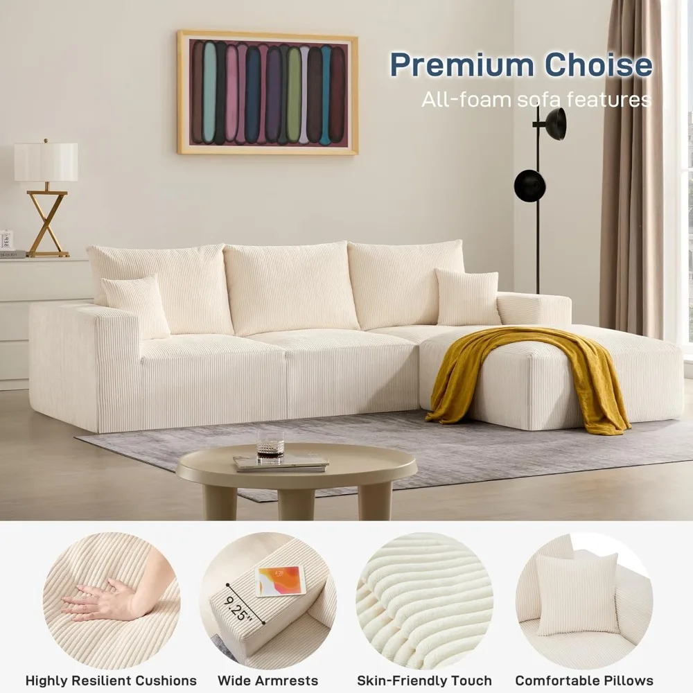 Ljustra Sectional Cloud Sofa in Living Room