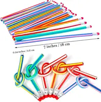 40 Pieces Kids Pencils Bulk Flexible Soft Pencil Color Soft Pencils with Eraser for Kids Students Gift School Supplies 1