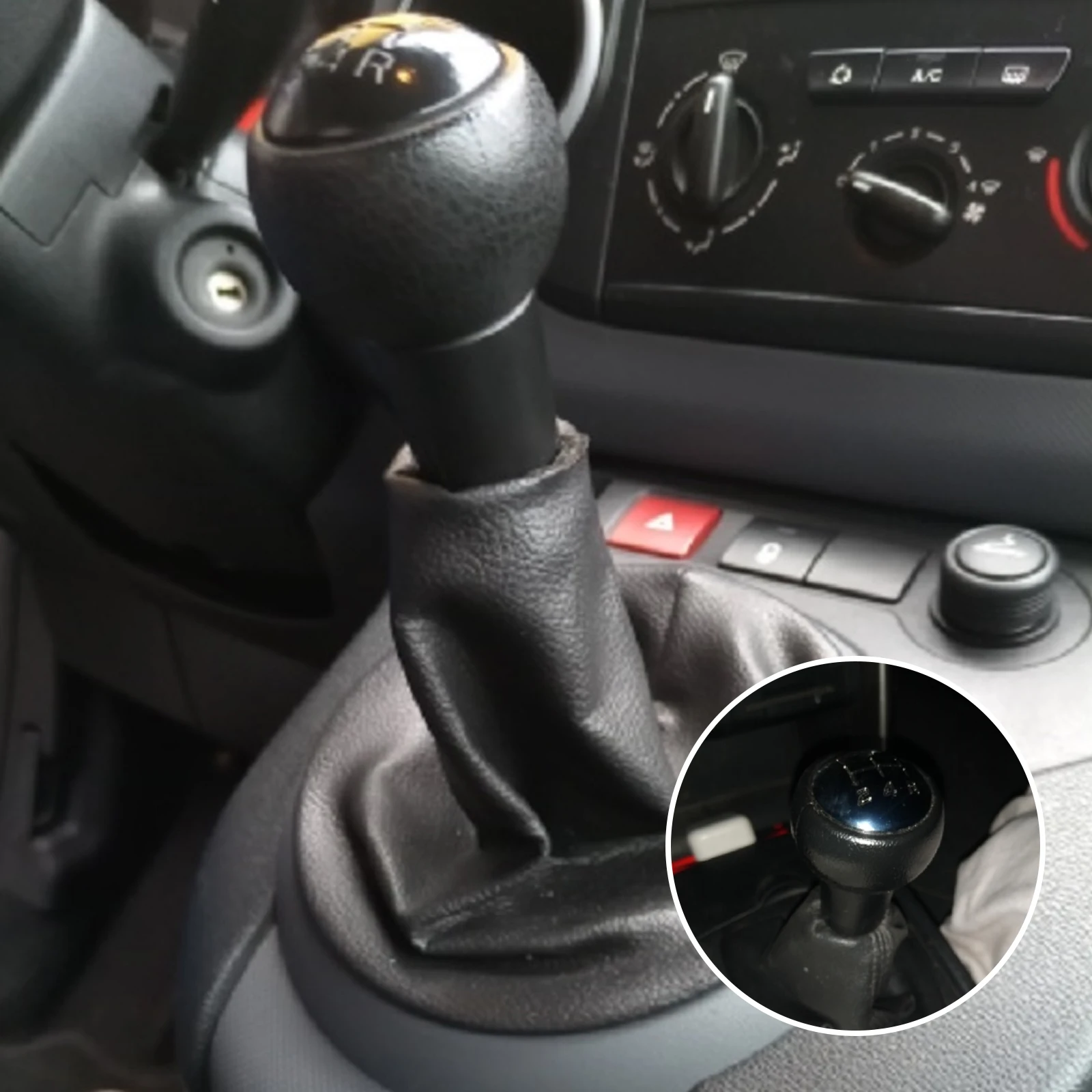 Shifter Knob da Shift de engrenagem para PEUGEOT 106 206 306 406 107