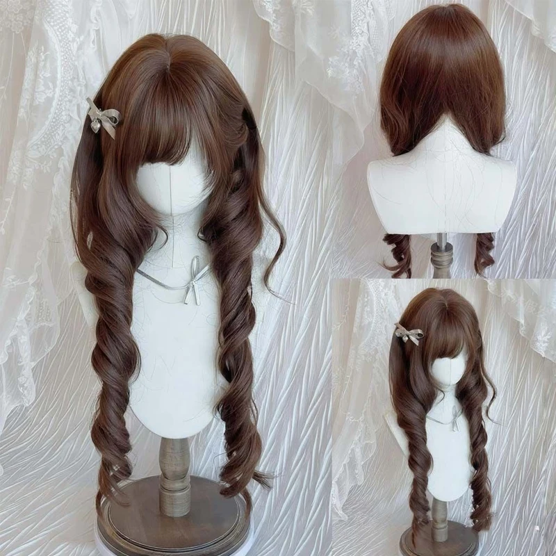 Synthetic Brown Wigs Cosplay Wig