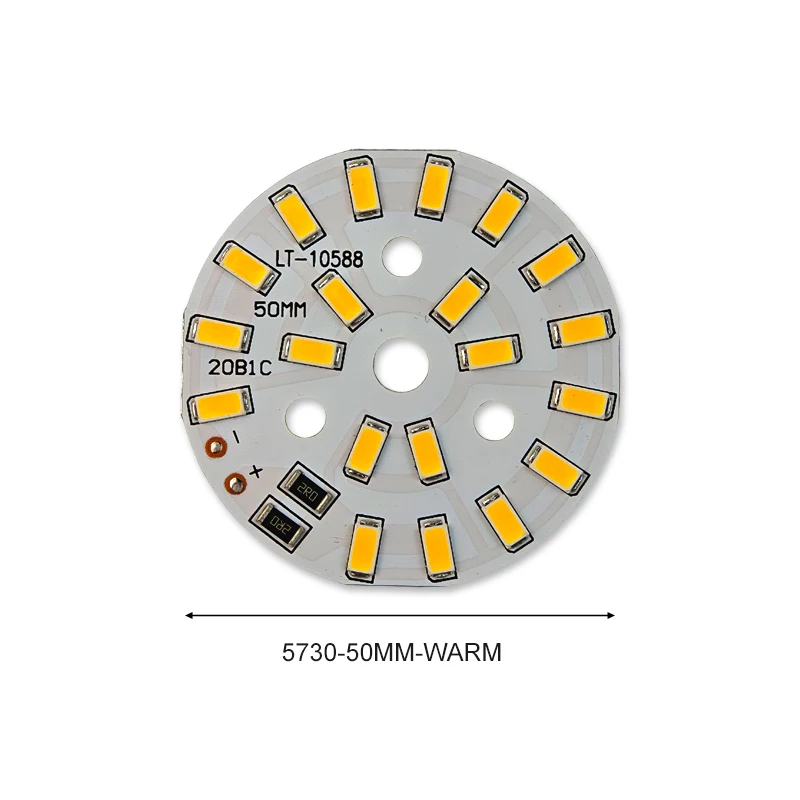 ตัวเลือกสินค้า แผง LED ปรับแสงได้ 3000K-6000K 3W 5V 30+ ดวง