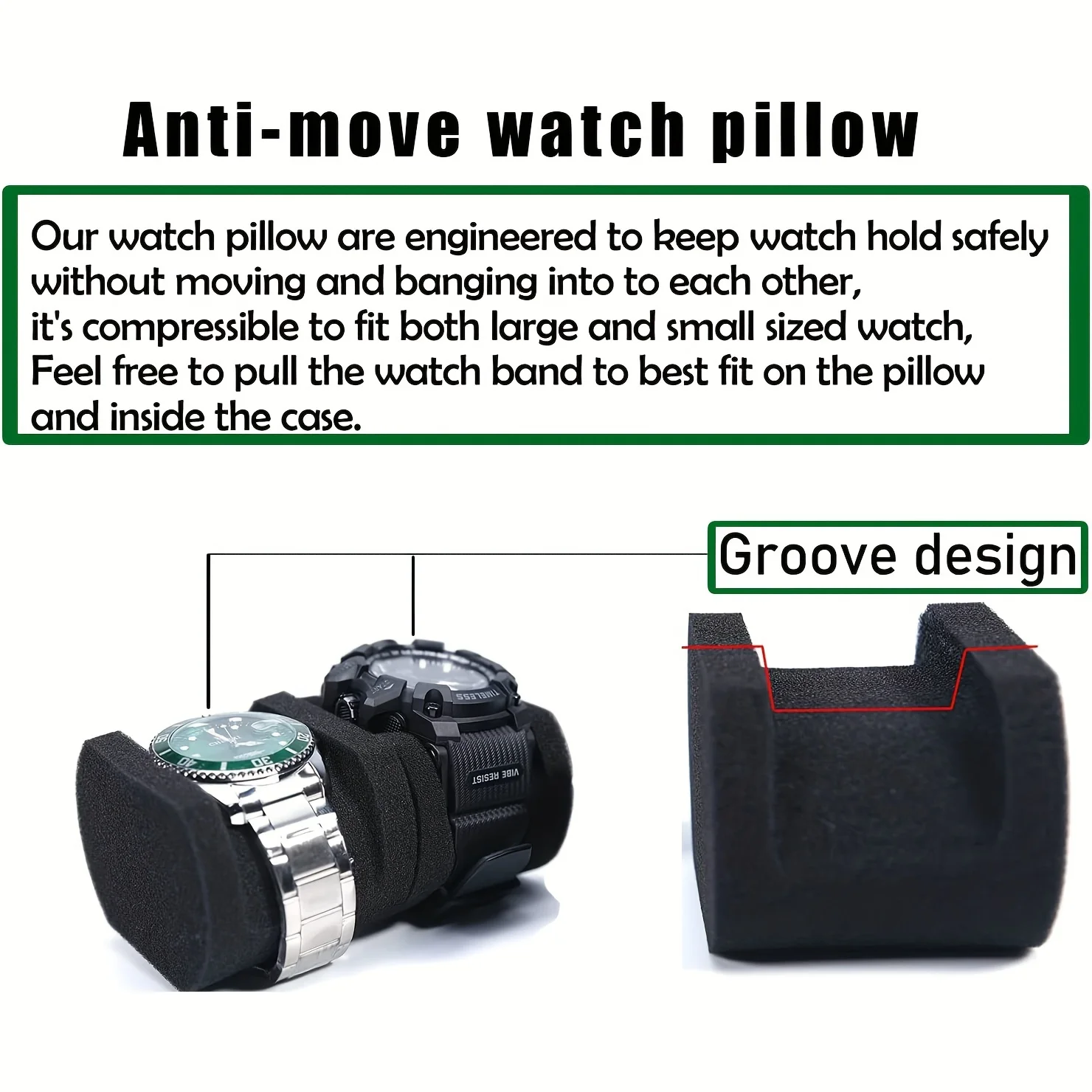 6 Slots Portable Watch Travel Case Watch Scroll Storage Box Anti-drop Shockproof Zipper Jewelry Display Organizer Box watch storage box