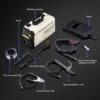 KaibinLunte 140Amp MIG Welder Gasless 110V/220V Dual Voltage  Flux Core MIG /TIG/MMA 3 in 1 Welding Machine 5