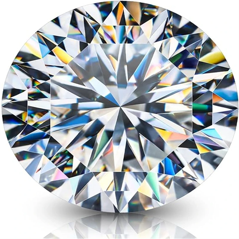 Loose Moissanite 100% Real Lab Gemstone Stones For Women Jewelry Diamond VVS1 D Color Ring Material Round/Pear/Emerald/Oval Cut 2