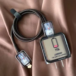 Innovative Cable Case Protector with Data Wire Winder (WHITE)