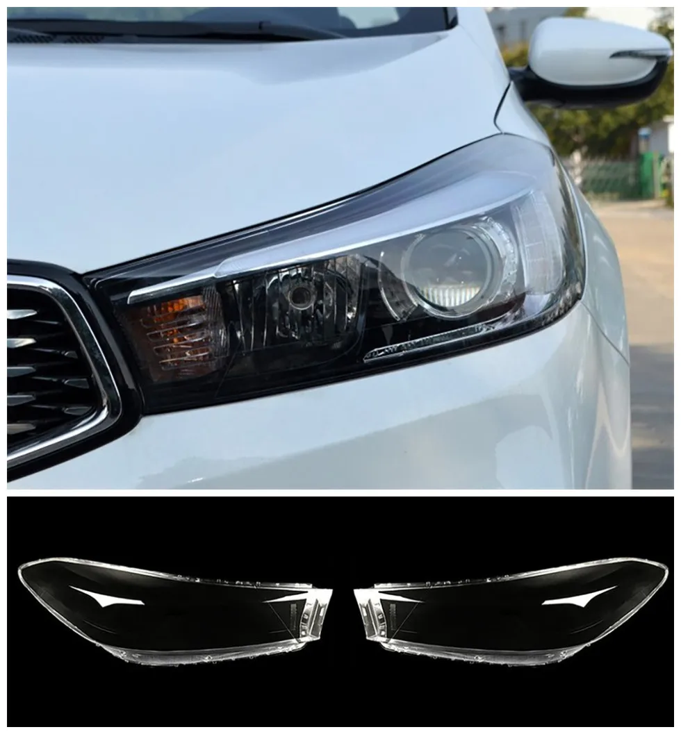 

Front headlight transparent lamp housing mask for Kia 2016-2018 K3 headlight plexiglass lamp housing mask