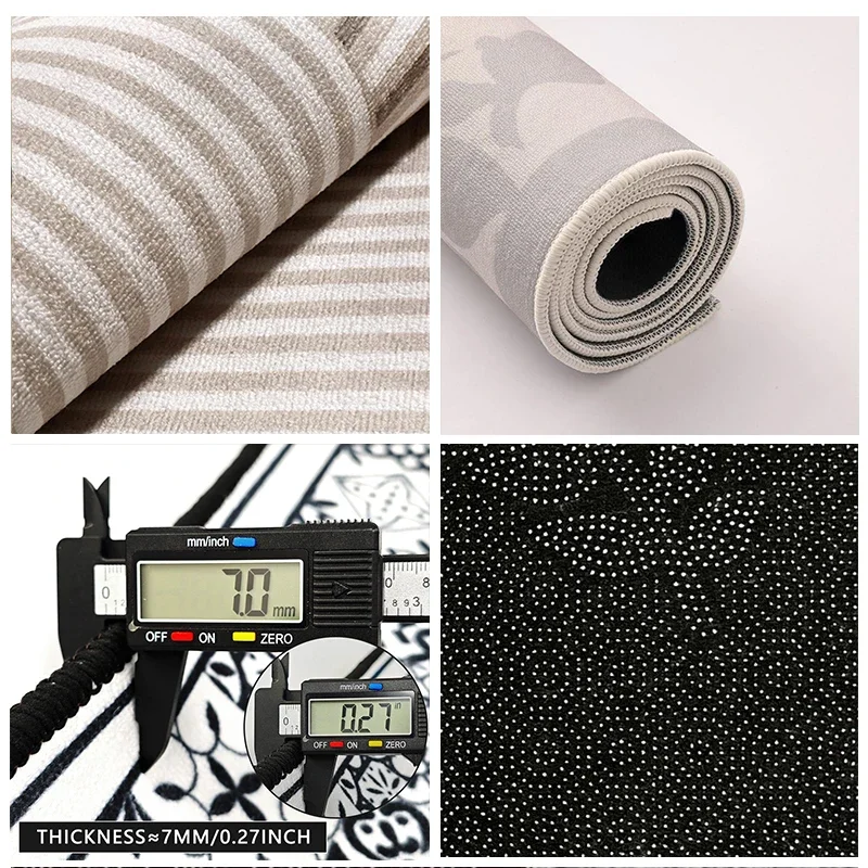 Floor mat plush rug decorative carpet plush carpet large living room carpet bedroom bedside floor mat creative green carpets luxury home decoration rug for indoor cloakroom study