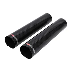 140-250MM Adjustable Motorcycle PartsCarbon Fiber Front Fork Shock Protector Cover Guard For KAWASAKI SUZUKI HONDA YAMAHA KTM
