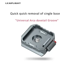 Enhanced Quick Release System Plate Clamp for Cameras and Stabilizers (Base Mount)