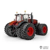 1/14 4x4 Axles LESU AOUE 1050 Hydraulic RC Double Wheeled Tractor Car Light Smoking Simulation Sound Radio Controlled Farm Truck 5