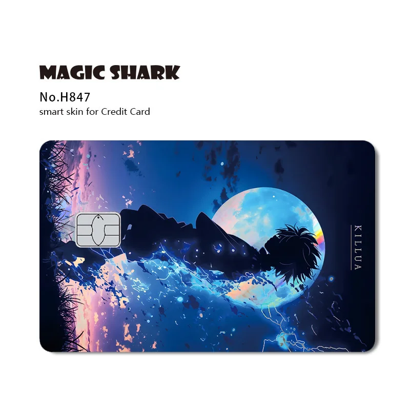 Holographic Anime Hunter X Hunter Card Skin Sticker