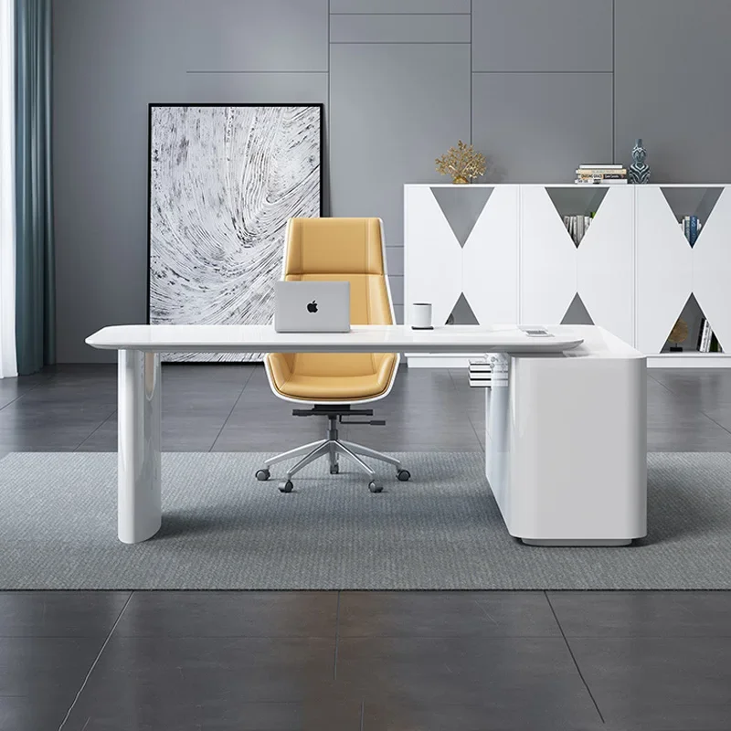 Modern Keyboard Office Desks Luxury Writing Bureau Multifunctiona Office Desks Meeting Living Room Scrivania Home Decorations desktops executive office desk computer keyboard modern luxury wooden writing office desk lap meuble bureau desk decorations