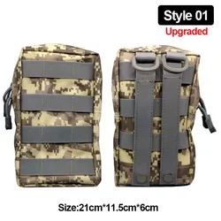 Multifunctional Tactical Outdoor Waist Pack with Molle System (Style01 - ACU - new)