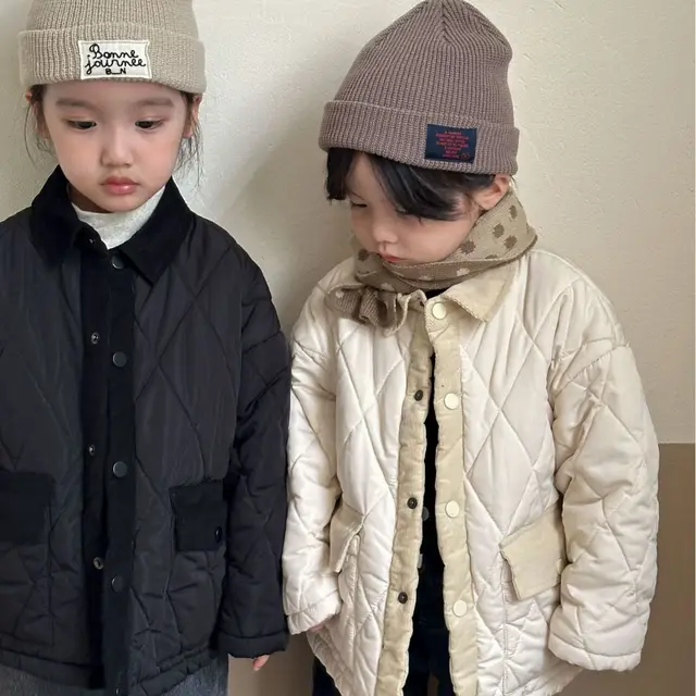 2023 가을 겨울 패딩 재킷 – 소년 소녀 아기를 위한 따뜻한 어린이 패션 코트