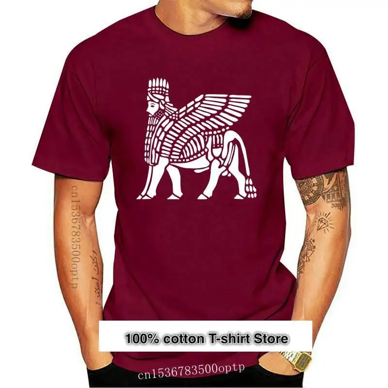 Camiseta De Cabeza Humana De Leon Persona, Lamassu, Sumerian