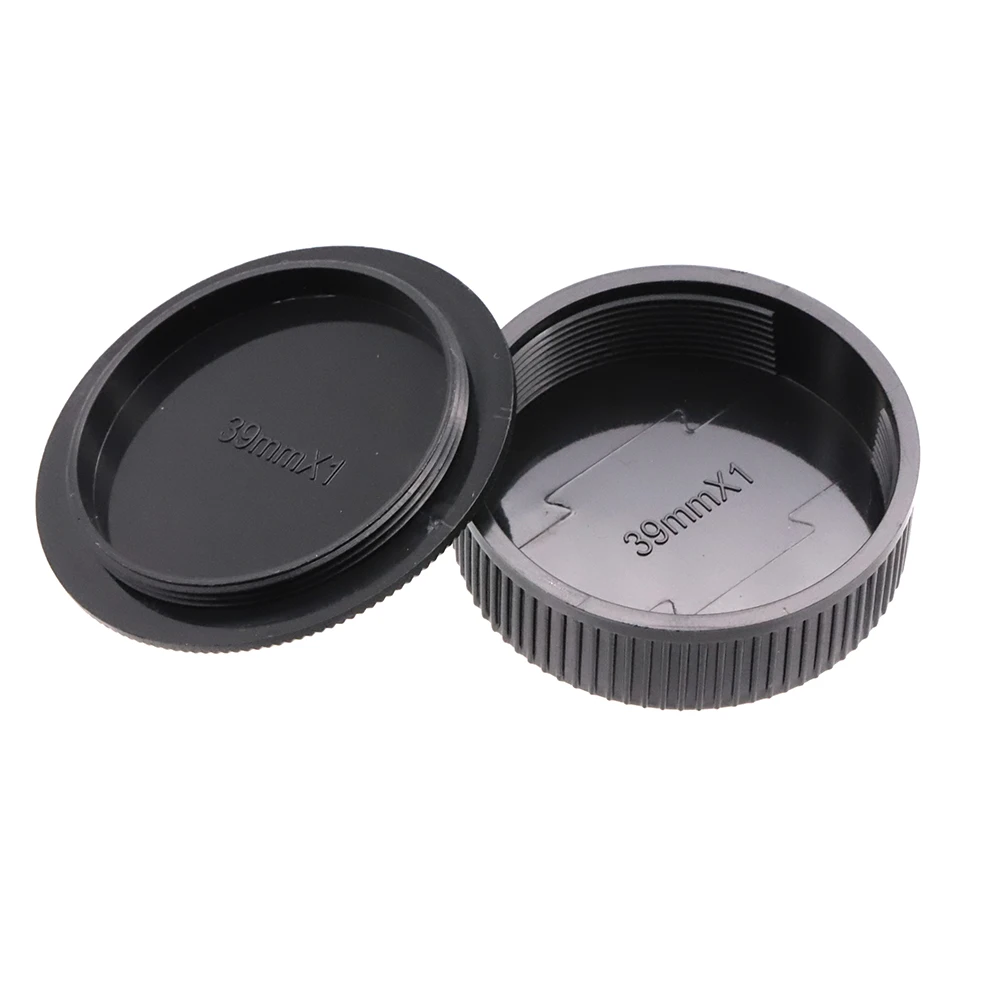 

M39 Rear Lens Cap / Camera Body Cap Set Plastic Black for All M39 (M39x1) mount cameras and lenses