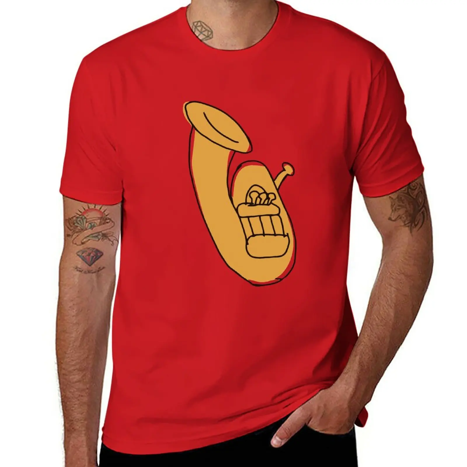 

New TUBA T-Shirt shirts graphic tees Tee shirt plus size t shirts cute tops Short sleeve tee men