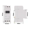 1pc Electronic Weekly 7 Days Programmable Digital Timer Switch Relay Control 220V 230V 10A Din Rail THC15A 5