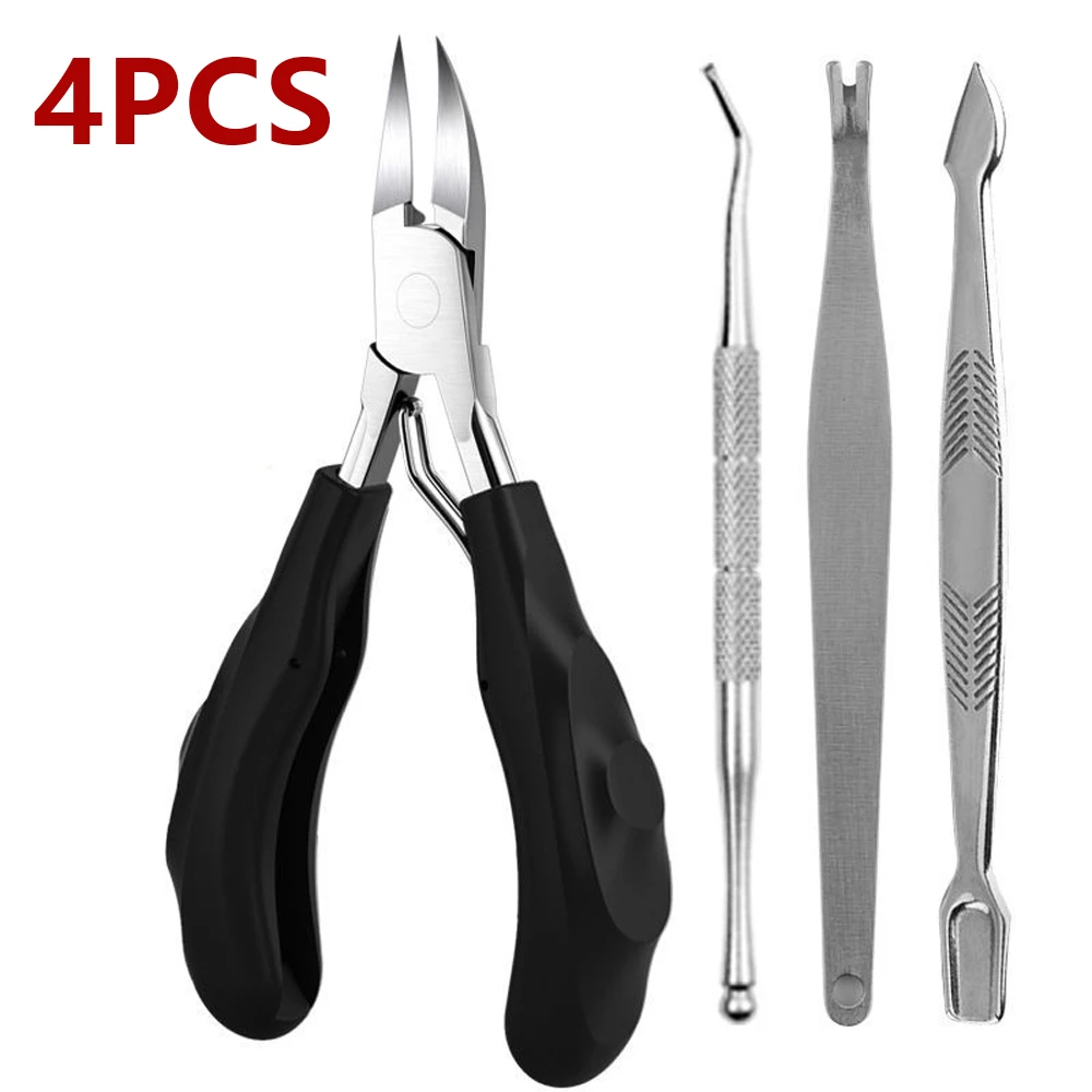 

Кусачки для ногтей на ногах 4 шт. коррекция толстых ногтей вросшие ногти кусачки резаки для удаления омертвевшей кожи инструмент для педикюра и ухода