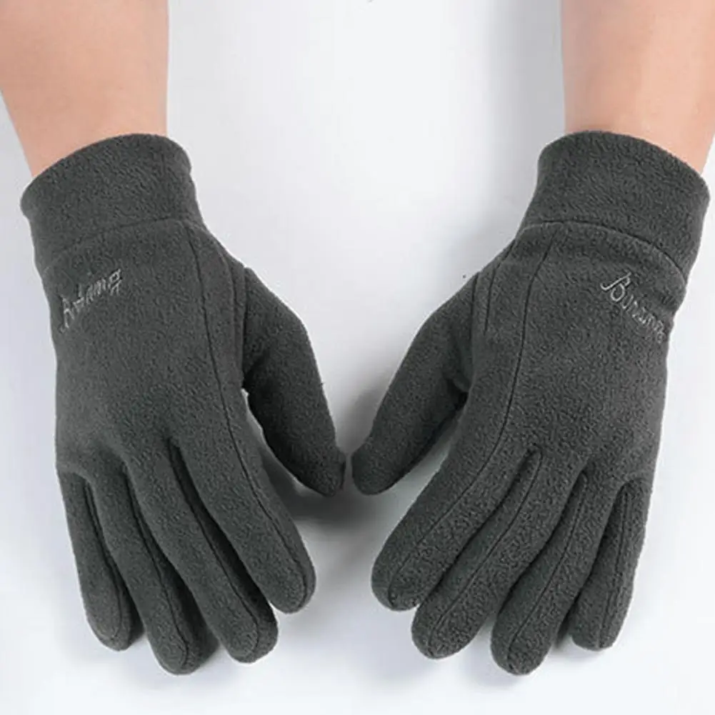 Warm Winter Gloves Windproof Polar Fleece Gloves for Men Women Warm Outdoor Cycling Driving Gloves with Non-slip for Resistance warm winter gloves windproof polar fleece gloves for men women warm outdoor cycling driving gloves with non slip for resistance