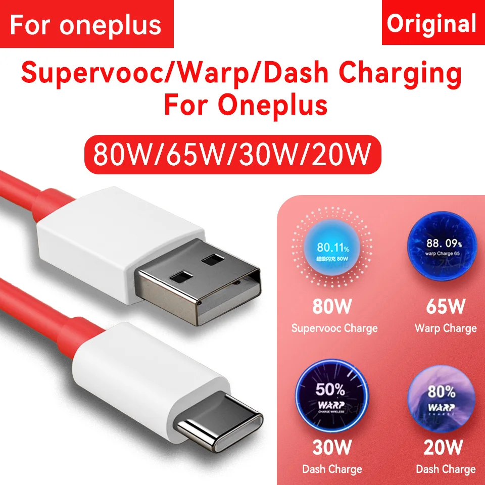 Oneplus 10 Pro Original Usb Type C Warp Fast Charging Data Cable For One  Plus 9 9RT Ace 9R 8T 5G Usbc Cabl Nord 2 Accessories - AliExpress