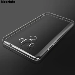 Ultra-Thin Frosted Silicone TPU Back Cover - Sleek & Soft Protective Case for Huawei Mate 10 lite (Clear)