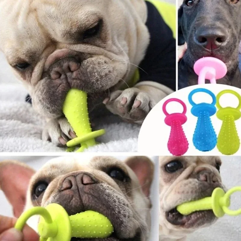 SafeChewingBellRubberPacifierDogsSuppliesToysBiteresistant