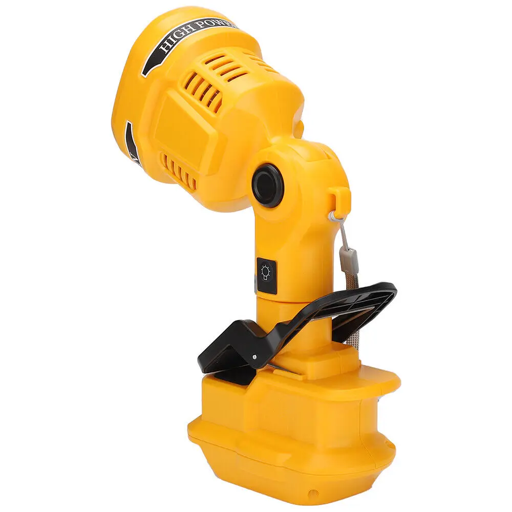 For Dewalt 20V Li-ion Battery Cordless LED Work Light 1120LM Flashlight Portable