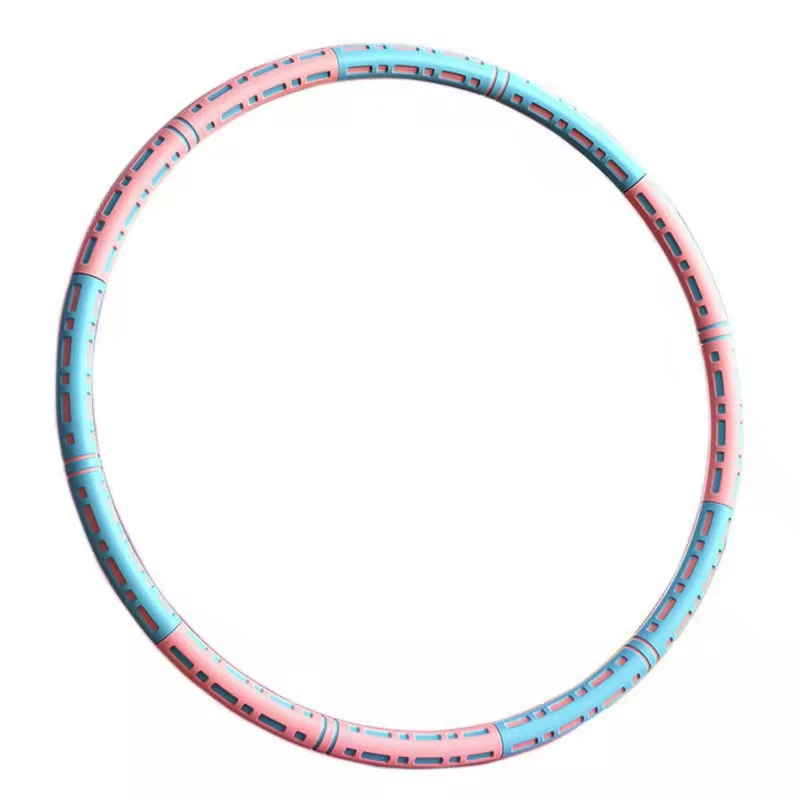Removable Fitness Hoop Massage Foam Adult Weight Loss Training Equipment Sturdy and Soft Bodybuilding Exercise Hula Circle 1 PC
