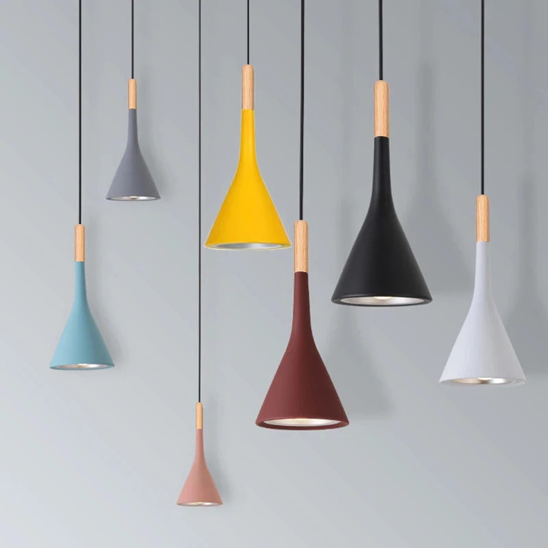 

Nordic Modern Led Pendant Lights Home Decor Bedroom Hanging Lamp Loft For Dining Room Cafe Lamparas De Techo Colgante Moderna