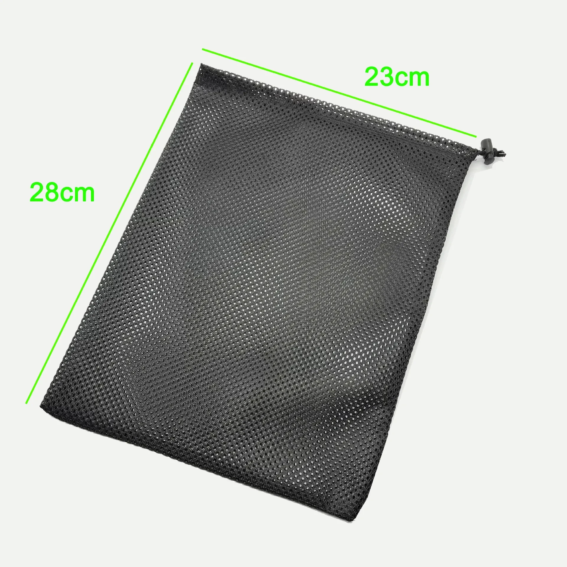 1pc Mesh Bag, Mesh Storage Bag, Polyester Bundle Pocket, Black Mesh Bag, Drawstring Mesh Bag, Drawstring Toy Bag BEST SELLERS