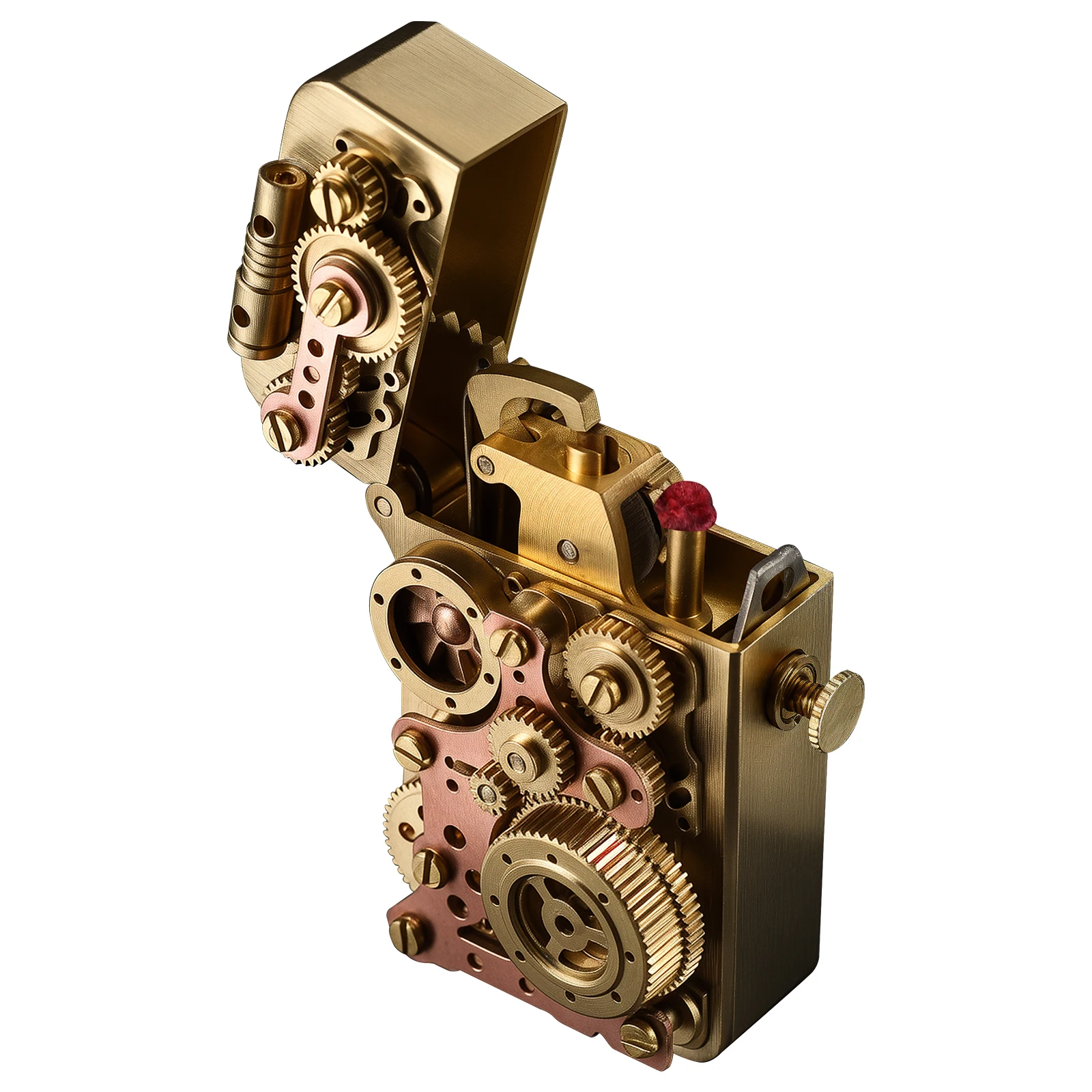 THORENS-Vintage Steampunk Lighter , Linkage, Mechanical Automatic Ejection, Cool Lighter for Collection, Unique Gift for Men