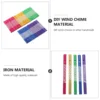 50 Pcs DIY Wind Kit Material Replacement Aluminum Metal Tube Supplies Cardinal Wind Chimes Aluminum Wind Wind 4