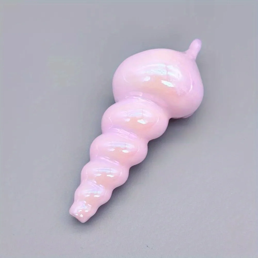 Handmade Glass Accessories, Seashell Design, Creative Curved Tube, Household Gadgets, Holiday Gift, Birthday Gift, Gift For Frie