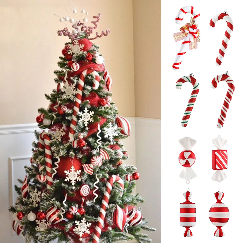 BigCandyCaneChristmasCanesChristmasTreeDecorationsForHome
