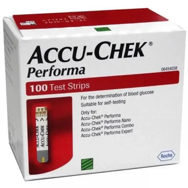 Accu-Chek Accuchek Performa Blood Glucose Test Strip 50's / 100's (Exp:Latest)