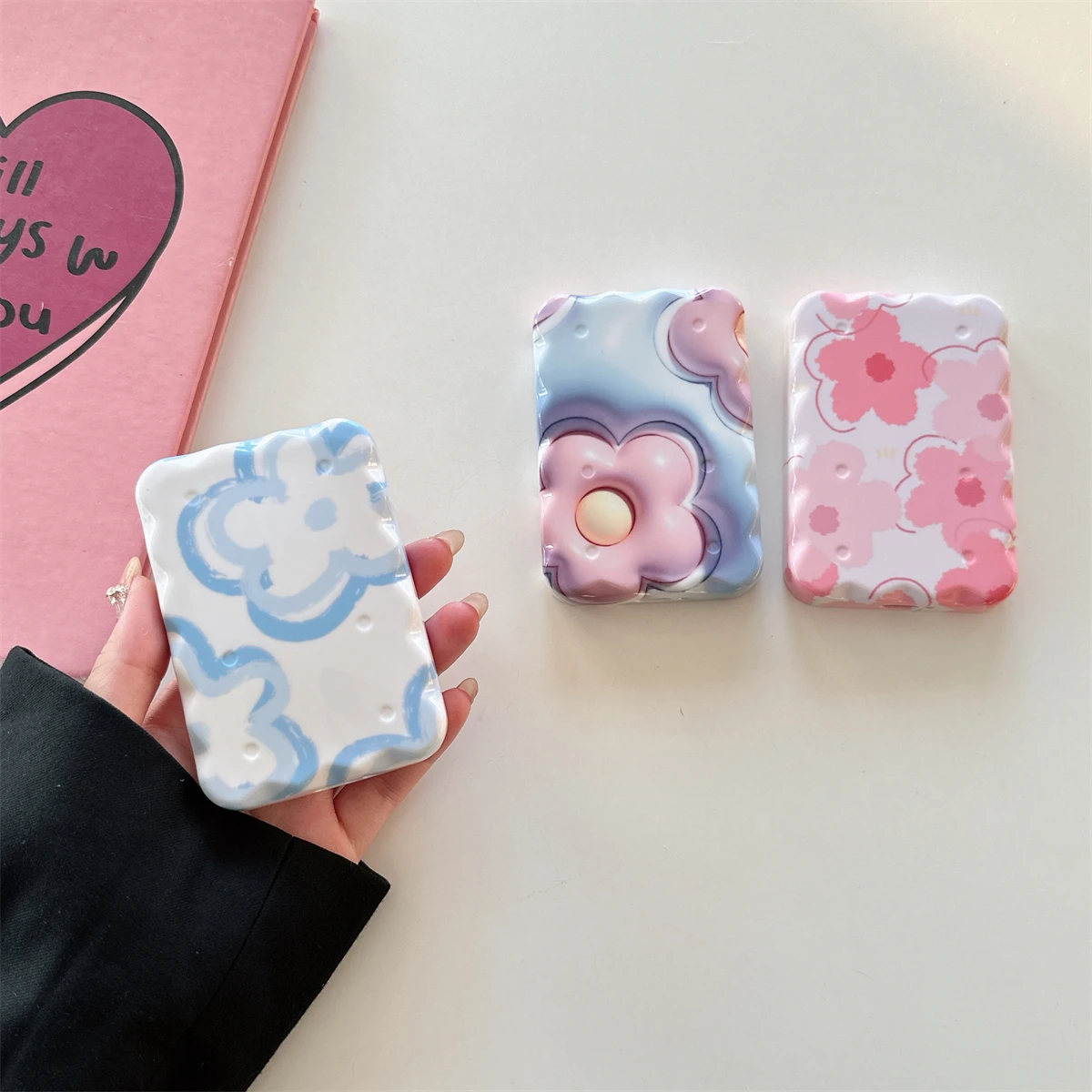 Flower Pattern Case for iPhone External Battery
