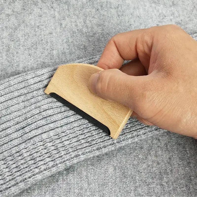 Lint Remover Cleaning Tools Fabric Shaver Wooden Comb Pilling Trimmer