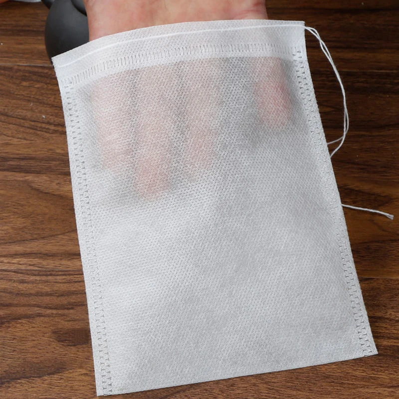 Tea Bags disposable tea filter bags disposable tea bags Disposable Non-woven Fabric Tea Filter Bag Spice Coffee Infuser with String Heal Seal 100/50PCS