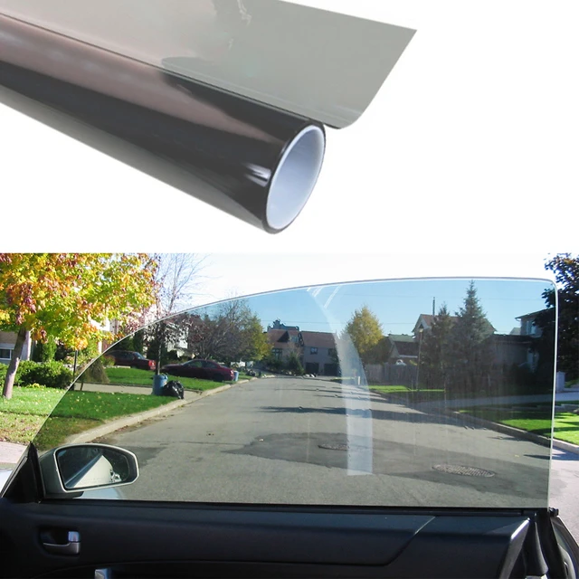 Auto Privatsphäre Fenster Film, sonne Blockieren Anti UV Selbst-adhesive  Fenster Klammert VLT 5/15/25/35/50/70% Decor Auto Vinyl Glas Aufkleber -  AliExpress