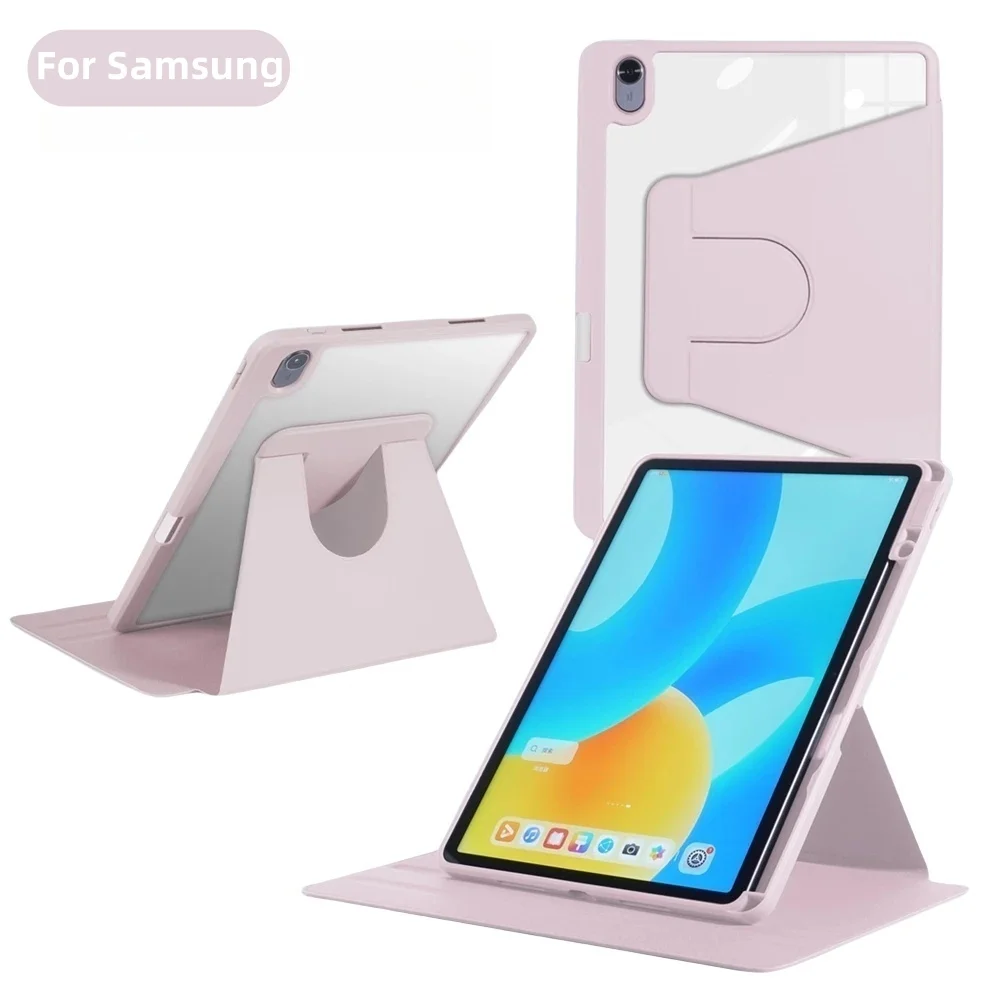 360-Degree Rotating Tablet Case with Pencil Holder