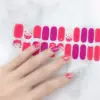 Baking Free 24Tips/Sheet  Nail Accessories America Japan Flag Nail Stickers Full Cover Nail Patch Wraps Manicure Decoration 2