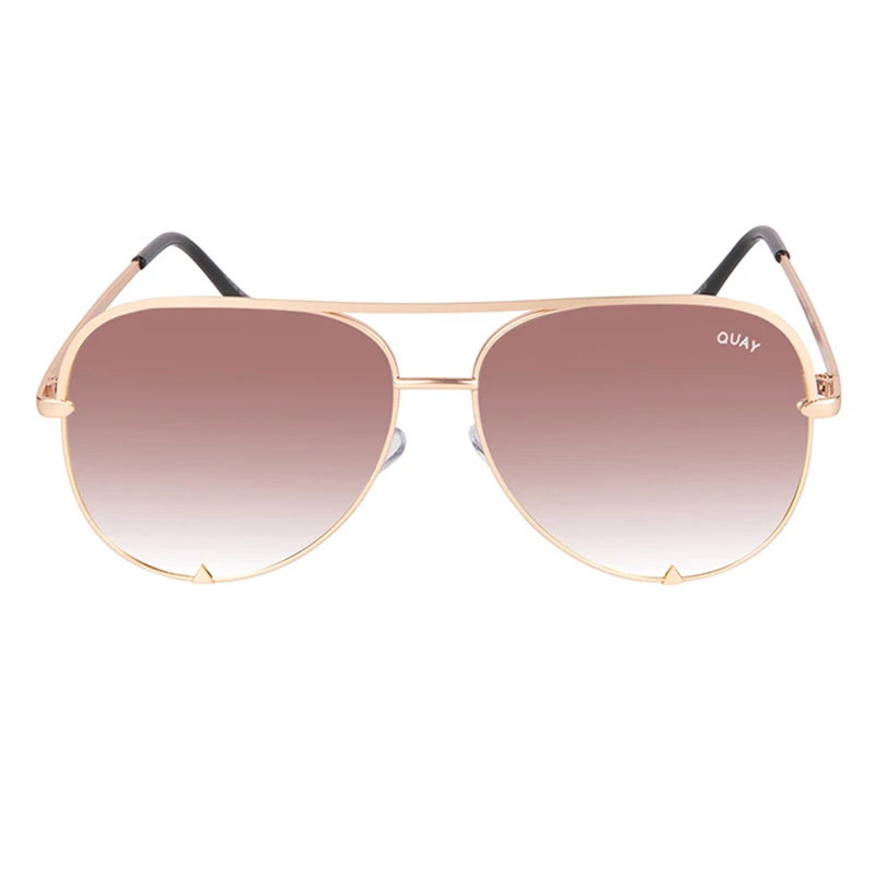 Classic Pilot Polarized Sunglasses Women Quay Brand Designer Alloy Mirror Ladies HIGH KEY Sun Glasses Female Oculos 5