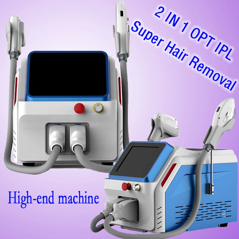 

2023 World First 2 IN 1 OPT IPL Super Hair Removal 808nm Diode Laser Hair Removal Portable Machine Healthy And Beautiful