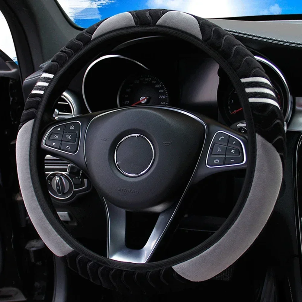 Plush Steering Wheel Cover Soft Little Monster Design