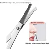 1pcs Cutting false eyelashes eyebrows double eyelids stickers for women eyebrow trimming curved beauty  makeup tools 4