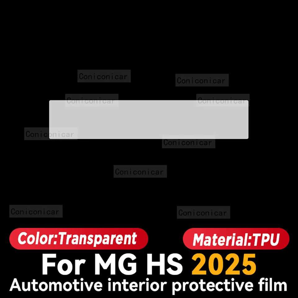 Pellicola Protettiva TPU Trasparente Per Console Centrale MG HS 2019-2023, Antigraffio Con Strumenti Di Installazione